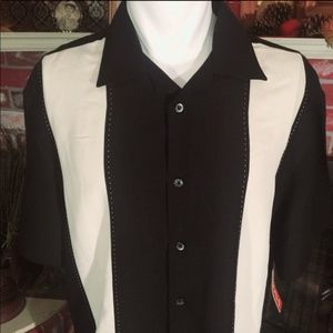 Merona vintage bowling shirt | Charlie Sheen